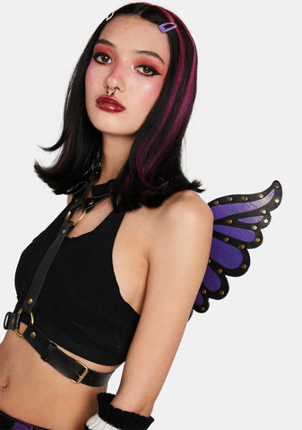 Purple Butterfly Wings Harness