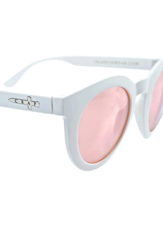 The White TV Eye Sunglasses