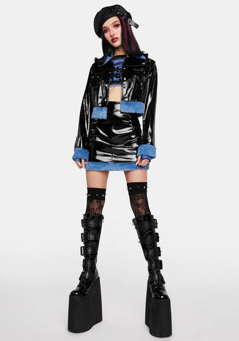 Top Crush Fur Trim Jacket