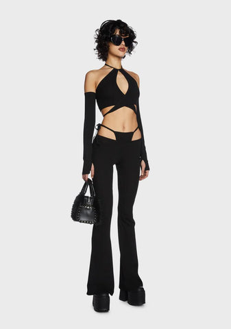 Rebel Aura Cut-Out Pants