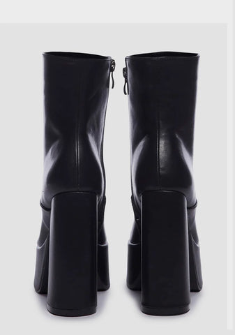 On Hold Platform Boots