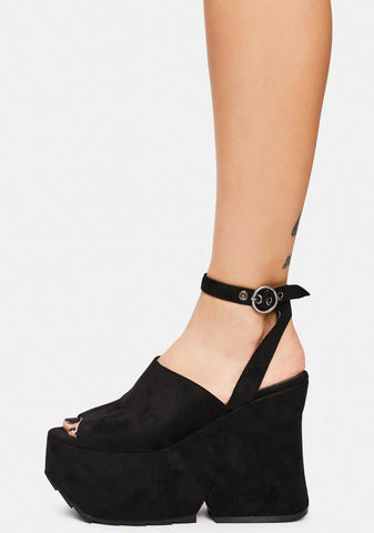 Show Off Platform Wedge Heels