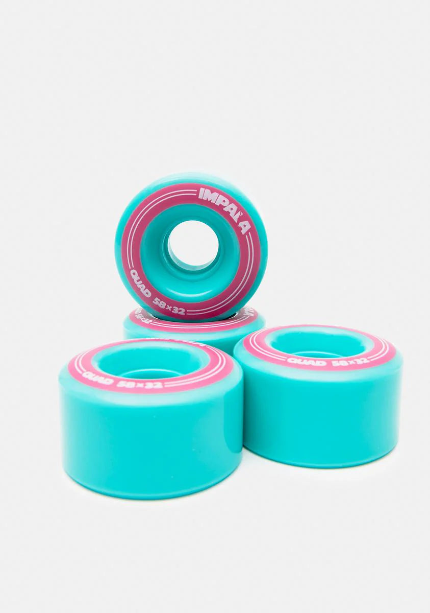 Aqua 4 Pack Quad Wheels