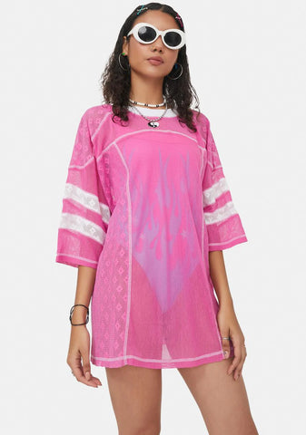 Ride Or Die Oversized Mesh Jersey