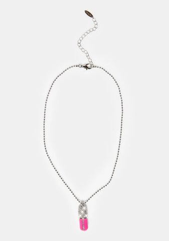 Spoil Myself Pill Necklace