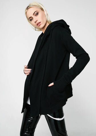 Oversized Hooded Cardigan