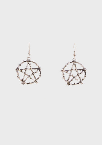 Thorny Persuasion Hoop Earrings