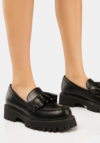 Willow Ruffle Loafers