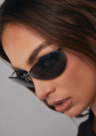 Deleon Smoke Rimless Sunglasses