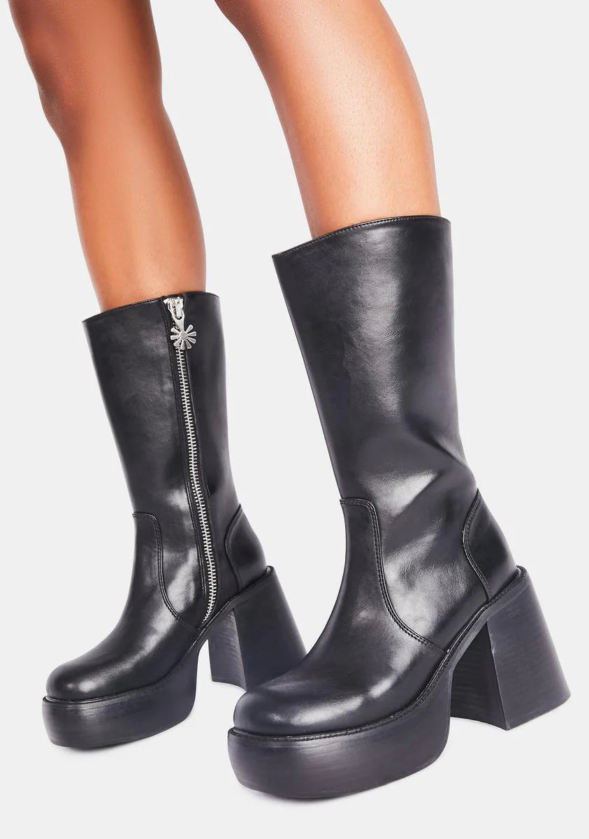 New Moon Mischief Knee High Boots