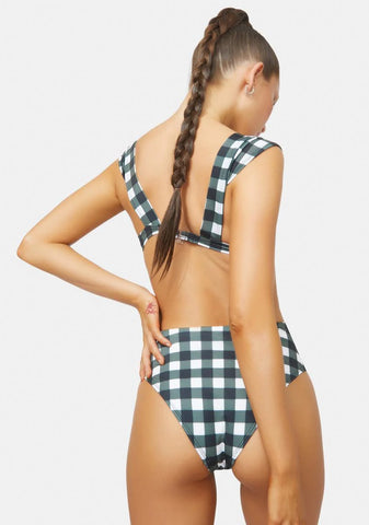 Remember This Forever Gingham Bikini Set