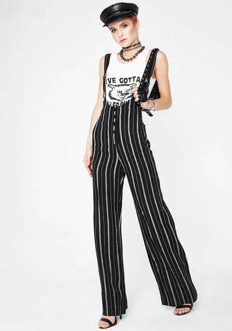 Killer Instincts Striped Jumpsuit
