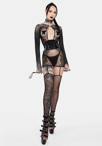 Crawling To You Fishnet Bodystocking