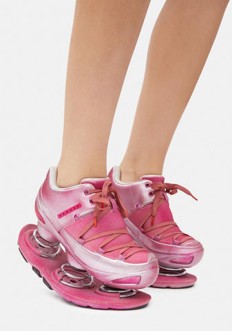 Pink Lord Campus Spring Platform Sneakers