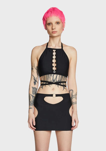 Halter Top With Rings