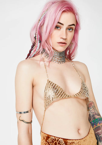 Shimmer Show Chainmail Bra