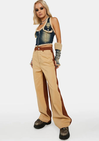 Think Twice Two Tone Pants