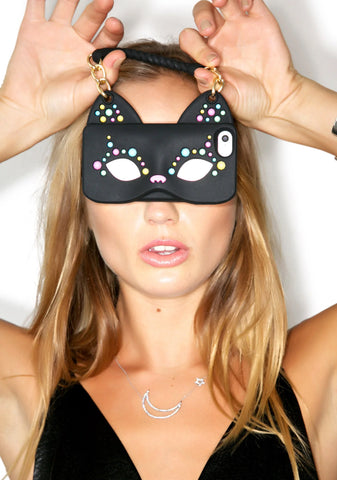 Cat Woman iPhone 5 Case - Black