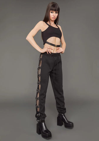 No Time To Waste Buckle Sweatpants