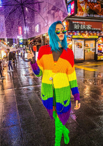 Rainbow Luv Cardigan