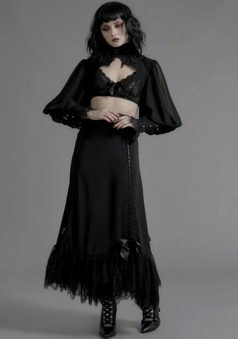 Melancholia Lace Maxi Skirt