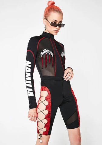 Dragon Brocade Shorts