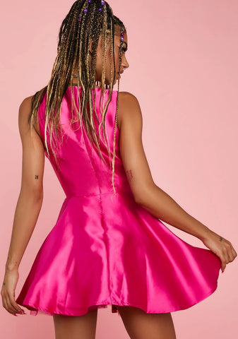 Never On Time Mini Dress