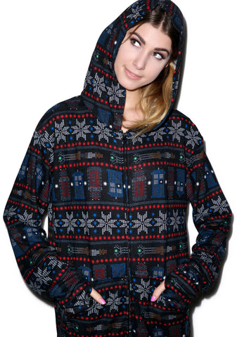 Doctor Who Snow Flake Onsie