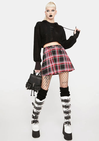 Cropped Hoodie Sweater