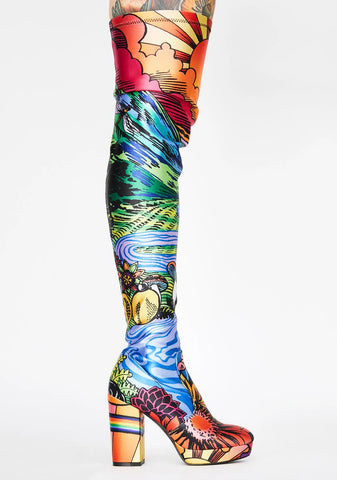 California Dreamin' Thigh High Boots
