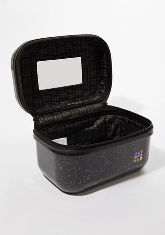 Black Sparkle Voyager Train Case