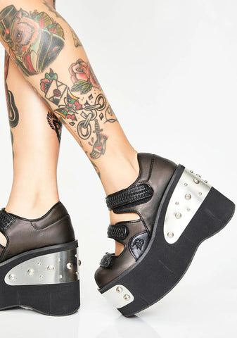 KERA-13 Platform Mary Jane Shoes