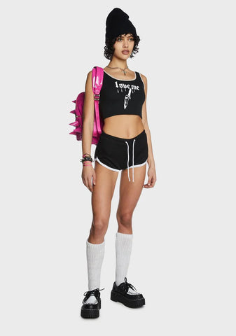 Bunny Mask Short Shorts