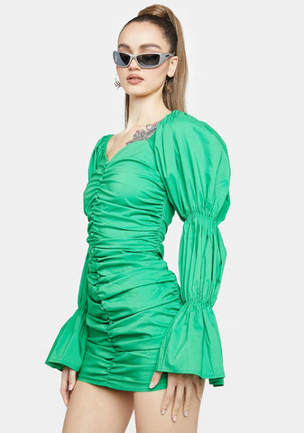 Exposed Bone Chilling Love Mini Dress