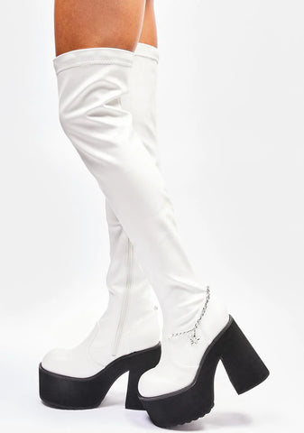 Angel Miss Socialite Thigh High Boots