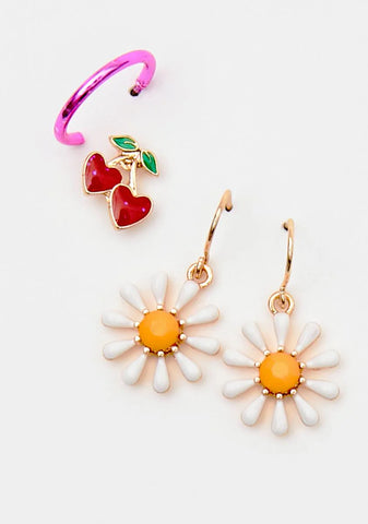 Days Go By Multi Earrings Set