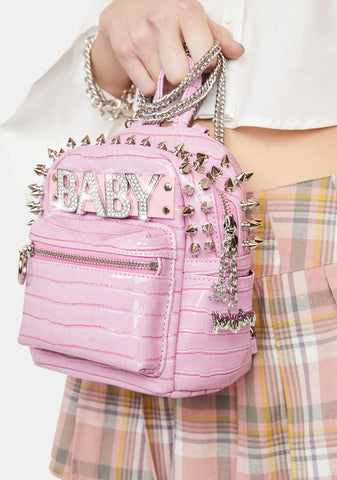 Pink Spikey Baby Mini Bag