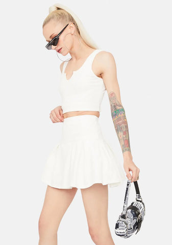Angel Cheerful Player Tank Pleated Skirt Set