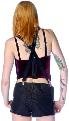 Trouble Suspender Vegan Shorts