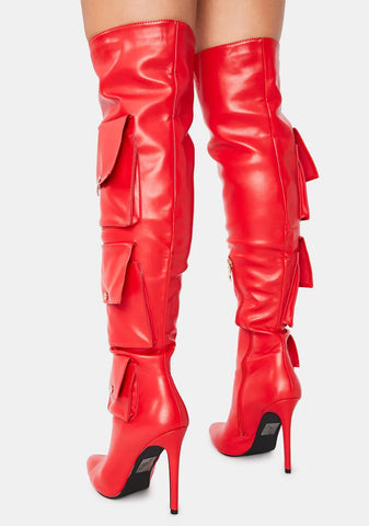 Rocket Thigh High Boots