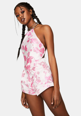 Pink In Bloom Mini Shorts