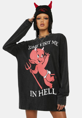 Devil's Day Off Oversized Tee