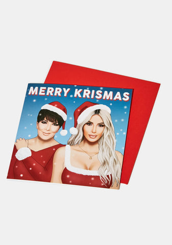 Merry Krismas Greeting Card