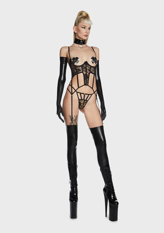 Black Widow Lingerie Set