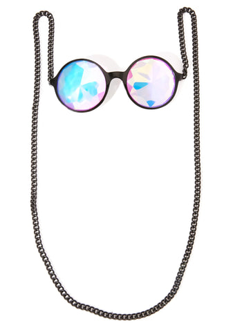 Mosaic Kaleidoscope Chain Glasses