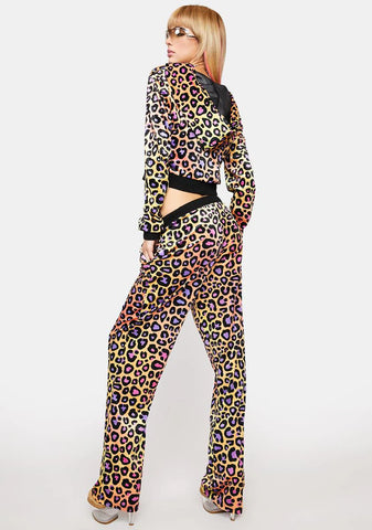 Wild For You Velour Track Pants