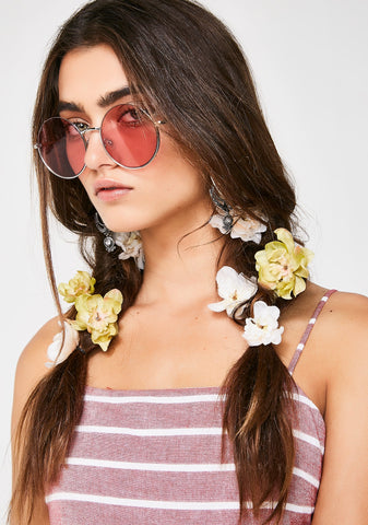 Feeling Closer Round Sunglasses