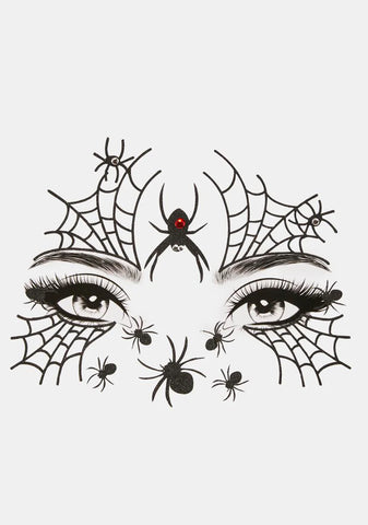 Never Wasted Widow Face Stickers