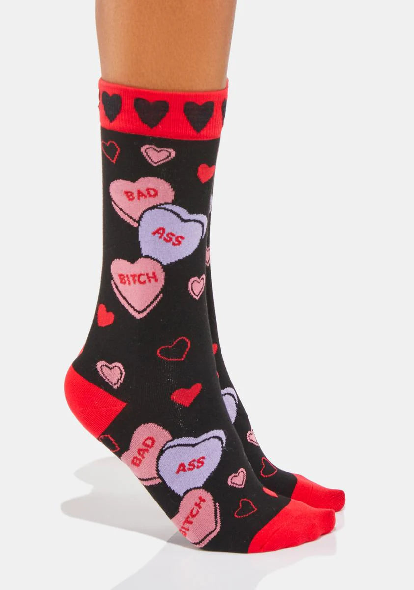 Bad Ass Bitch Crew Socks