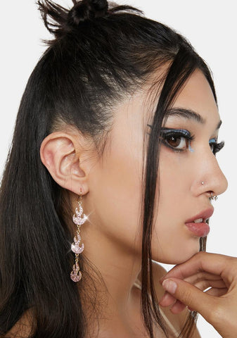 Fan The Flames Drop Earrings